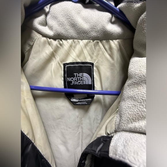 🪅The North Face 550 Puffer Duck Down Full Zip Jacket Charcoal Gray - Picture 5 of 15